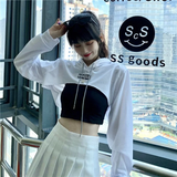 Áo hoodie cut out đủ màu Burger - Trắng