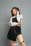 Áo Hoodie Cut Out Xám