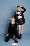 Áo Khoác Vest Nữ Đen