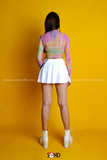 Áo Lưới Dài Tay Màu Loang