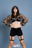Áo Lưới Hoodie Cut Out Camo