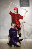 Áo Oversize Kim sa (Đỏ Xanh Trắng)
