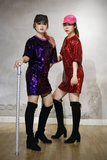 Áo Oversize Kim sa (Đỏ Xanh Trắng)
