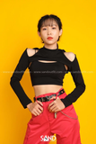 Áo Quây 2 Dây Basic Đen