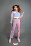 Áo Sơ Mi Dài Tay Croptop Pastel Đủ Màu Hipster