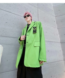 Áo Vest Da Blazer Nam Cao Cấp - Xanh Lá Bơ