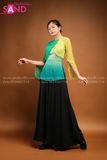 TBT0901 Áo Bà Ba Táp Xanh Cốm Nữ