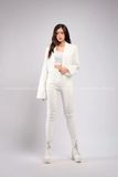Outfit Phối Sẵn - (Quần legging Trắng phối Vest Trắng)