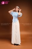 TYT0801 Set Yếm Thêu Xanh