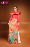 TAC0401 Áo Dài Rồng Đỏ Nữ