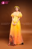 TYT0301 Set Yếm Bướm Vàng Chân Thêu
