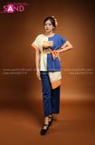 TBD1203 Bà Ba Đồng Dao Màu Xanh Dương Nữ