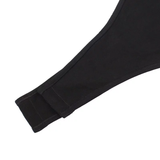 Bodysuit Dài Tay Khoét Vai Ôm Body Đen