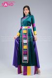 TAT0907 Trang Phục Áo Dài Dân Tộc Thiết Kế Nữ - Xanh