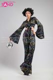 HBD0102 Set Bộ Disco 3 - Đen Chữ Màu Nữ