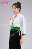 NTH0002 Trang Phục Dân Tộc Thái Nữ Trắng Thiết Kế