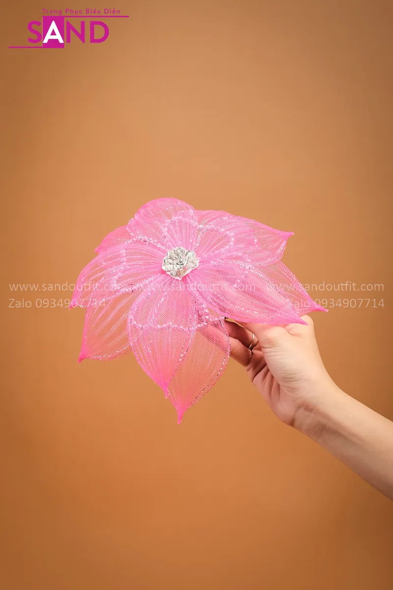 DPT0503 Cài Tóc Sen Hồng