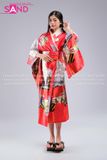 Kimono Hoạ Tiết - Đỏ 02
