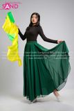 TMC0901 Váy 720 Múa Cổ Trang - Màu Xanh Đậm Áo Đen