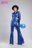 Trang Phục Disco Thập Niên 70 Xanh Dương Nữ 01