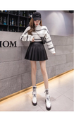 Chân váy Da xếp li