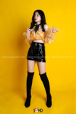 Chocker Cổ Rẻ Quạt Màu Đen
