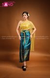 TNT0803 Trang Phục Khơ-Me (Thái Lan) Nữ Xanh Đậm