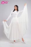 TMC0001 Váy 720 Múa Cổ Trang - Màu Trắng
