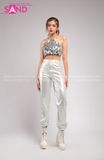 Outfit Phối Sẵn - (Set Quần Short Trắng Phối Áo Croptop Móc Trắng )