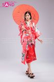 Kimono Hoạ Tiết - Đỏ