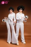 Trang Phục Disco Nữ Thập Niên 70 Trắng