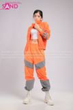 Outfit Phối Sẵn - (Quần Jogger Phản Quang Cam phối Áo Khoác Phản Quang)