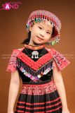 KD08001 H'Mông Đen Đỏ Trẻ Em