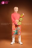 TAD0401 Áo Dài Rồng Đỏ Nam