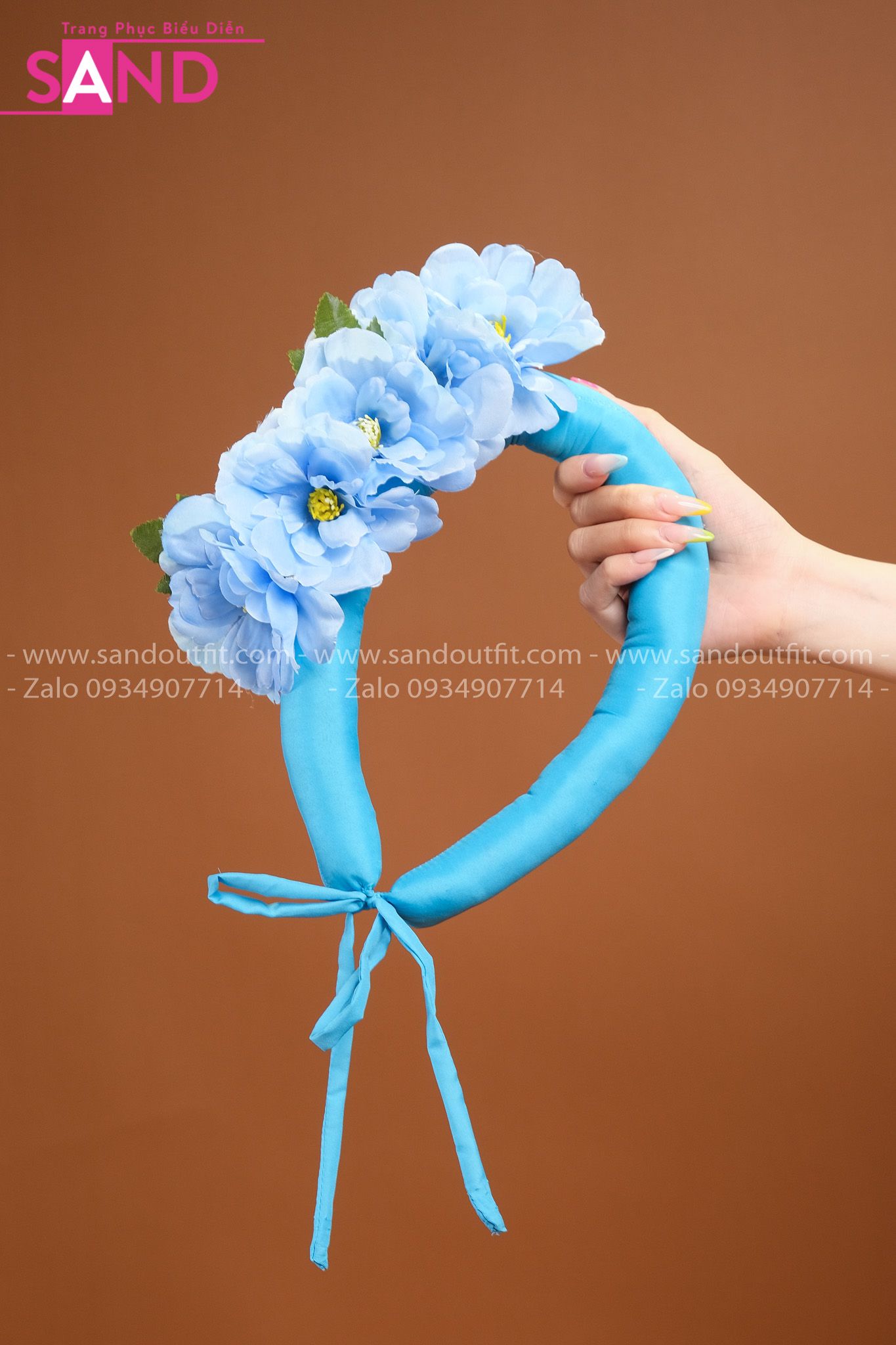 DMV0803 Vấn Hoa Xanh Dương