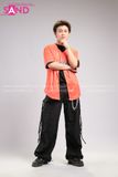 Outfit Phối Sẵn - (Quần Nắp Ngang Đen phối Bóng Chày Nâu)