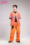 Outfit Phối Sẵn - (Quần Nắp Ngang Cam phối Bóng Chày Cam)