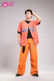 Outfit Phối Sẵn - (Quần Nắp Ngang Cam phối Bóng Chày Cam)