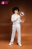 Trang Phục Disco Thập Niên 70 Trắng Nam
