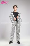 Outfit Phối Sẵn - (Quần Jogger Bạc phối Áo Khoác Bạc)