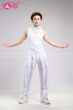 Outfit Phối Sẵn - (Quần Lông Trắng phối Áo Khoác Crop Trắng)