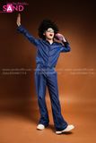 Trang Phục Disco Thập Niên 70 Xanh Đen Nam
