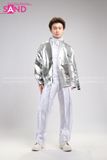 Outfit Phối Sẵn - (Quần Lông Trắng phối Áo Khoác Bạc)