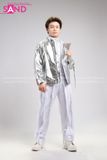 Outfit Phối Sẵn - (Quần Lông Trắng phối Áo Khoác Bạc)
