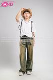 Outfit Phối Sẵn - (Quần Jean phối Đai Da Nâu)
