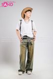 Outfit Phối Sẵn - (Quần Jean phối Đai Da Nâu)