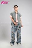 Outfit Phối Sẵn - (Quần Jeans Phối Gile Jeans)