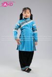 KGI0801 Trang Phục Dân Tộc Trẻ Em - Giáy Xanh Nữ