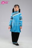 KGI0801 Trang Phục Dân Tộc Trẻ Em - Giáy Xanh Nữ
