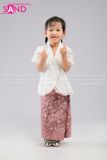 KNT0001 Trang Phục Dân Tộc Trẻ Em - Thái Lan / Khơ Me Hồng Nữ